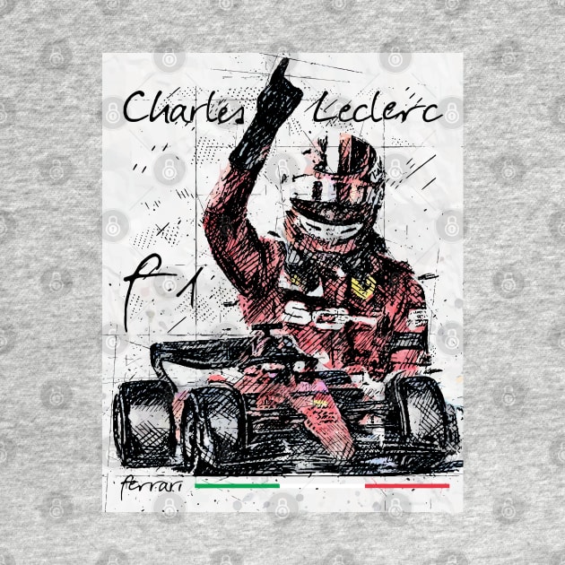 Charles Leclerc - Ferrari F1 by raaak